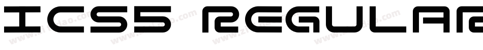 ICS5 Regular字体转换